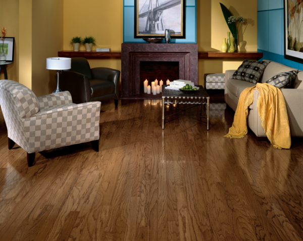 Ascot Sable Solid Hardwood Room Scene