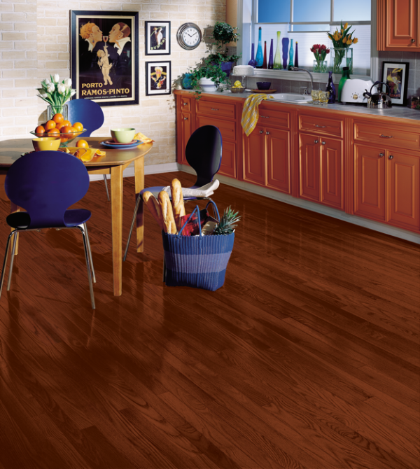 Yorkshire Cherry Spice Solid Hardwood Room Scene