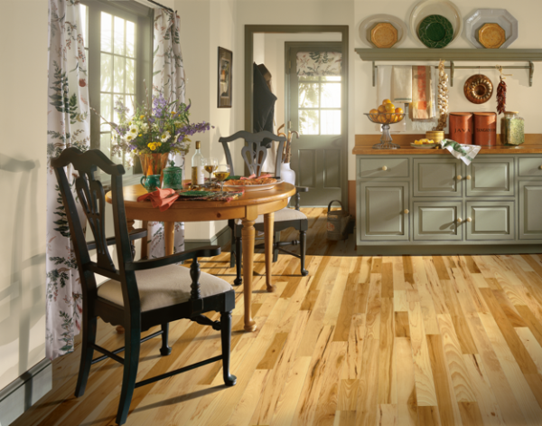 American Treasures Country Natural Solid Hardwood Room Scene
