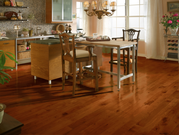 Kennedale Prestige Plank Cherry Solid Hardwood Room Scene