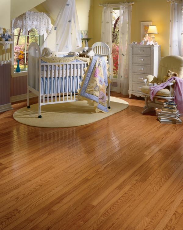 Manchester Strip & Plank Butterscotch Solid Hardwood Room Scene