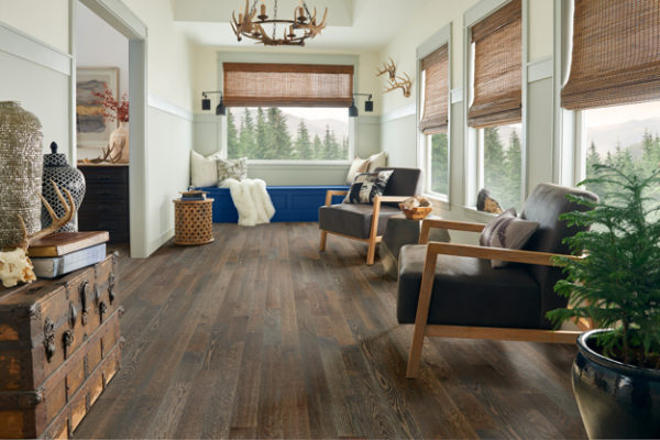 Barnwood Living Mineral Solid Hardwood Room Scene
