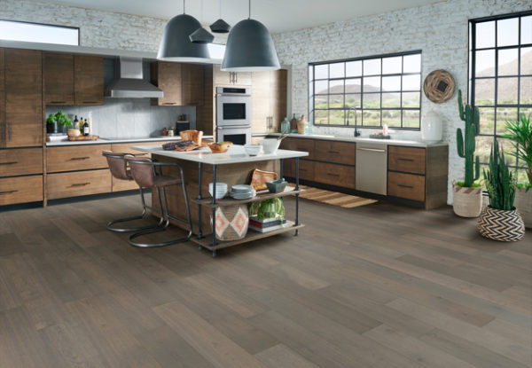 Brushed Impressions Calming Touch Engineered Hardwood Room Scene