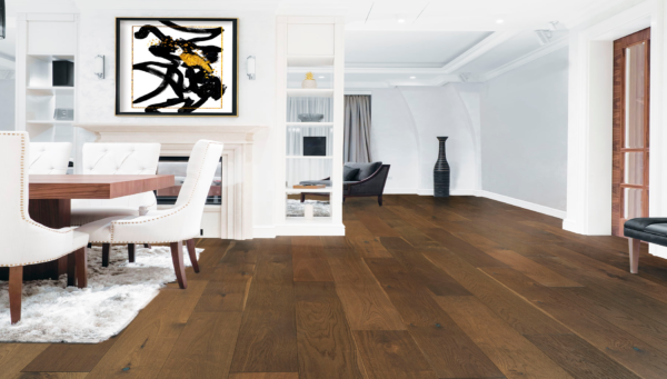 Laguna Plank Tobacco Engineered Hardwood Room Scene