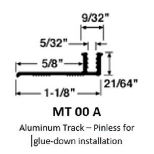 Aluminum Track Dimensions