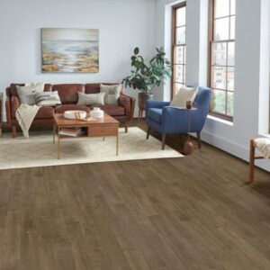 Brushed Impressions Warm Forest Engineered Hardwood Room Scene