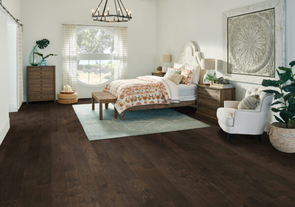 HydroBlock Forager Brown Engineered Hardwood Room Scene