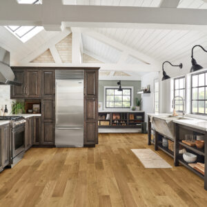 HydroBlock Serene Taupe Engineered Hardwood Room Scene