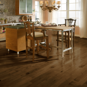 Kennedale Prestige Plank Cappuccino Solid Hardwood Room Scene