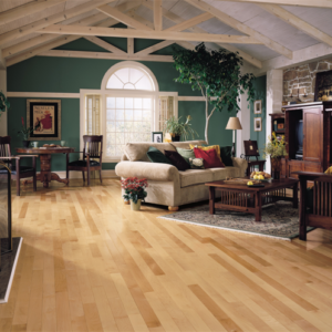 Kennedale Strip Natural Solid Hardwood Room Scene