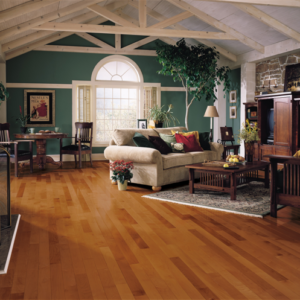 Kennedale Prestige Plank Cinnamon Solid Hardwood Room Scene