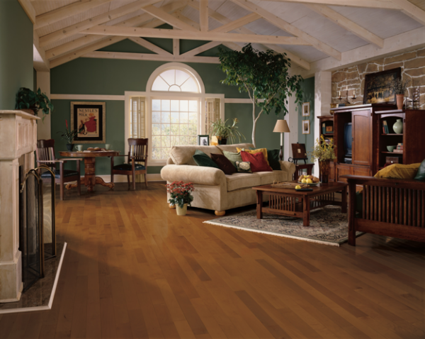 Kennedale Prestige Plank Sumatra Solid Hardwood Room Scene