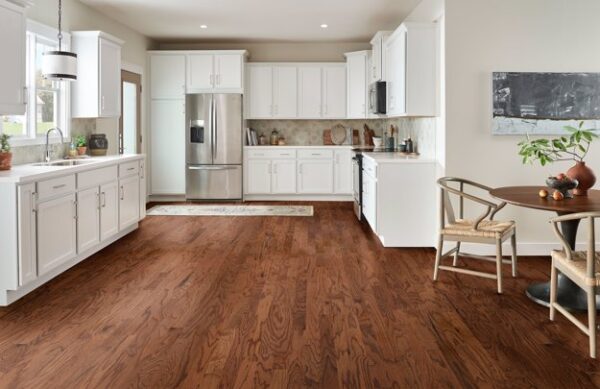 Springdale Plank Saddle Engineered Hardwood Room Scene