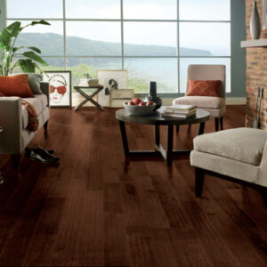 Rural Living Burnt Cinnamon Engineered Hardwood Room Scene