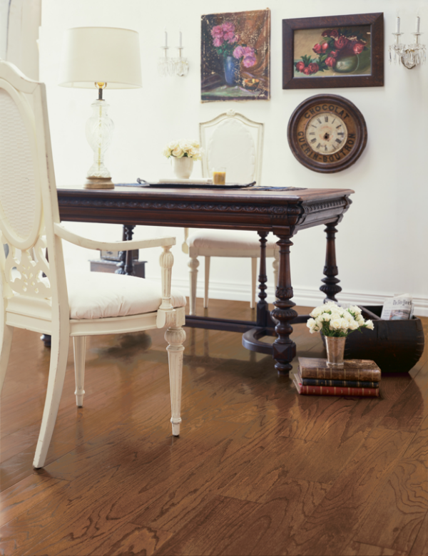 Beckford Bark Engineered Hardwood Room Scene