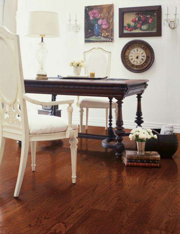 Beckford Cherry Spice Engineered Hardwood Room Scene