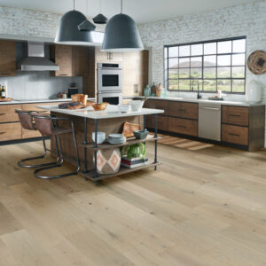 Brushed Impressions Quietly Curated Engineered Hardwood Room Scene