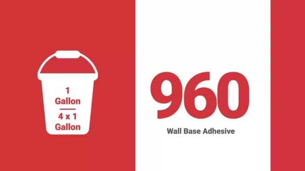 960 Wall Base Adhesive (porous surfaces)